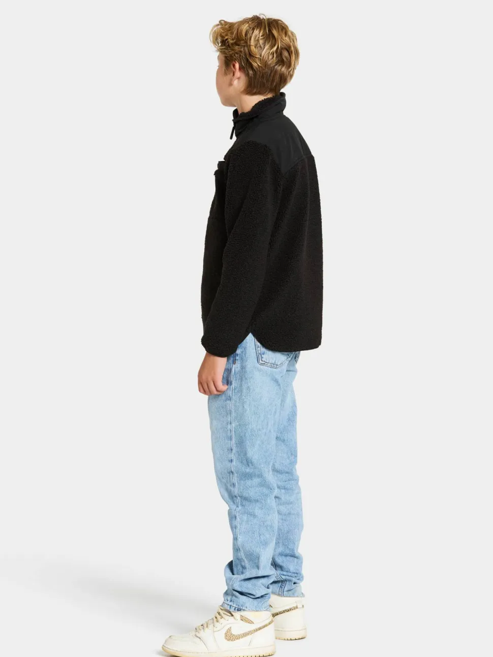 Didriksons Kids' Exa Half Zip Black