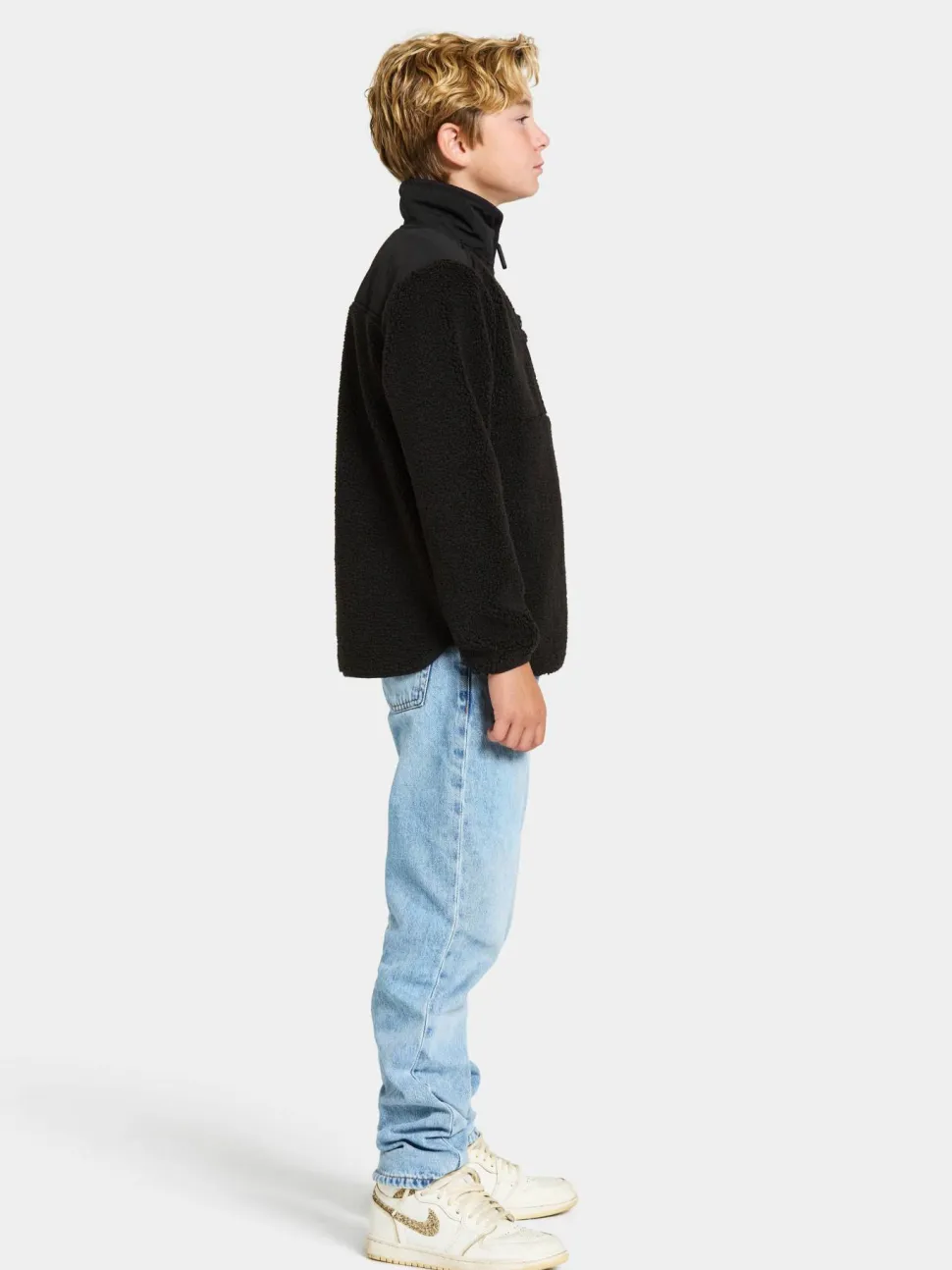 Didriksons Kids' Exa Half Zip Black