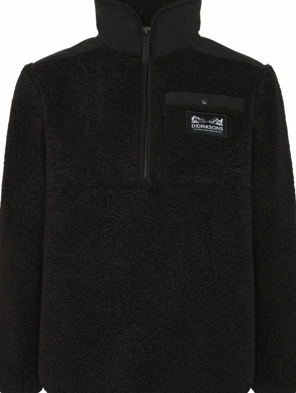 Didriksons Kids' Exa Half Zip Black