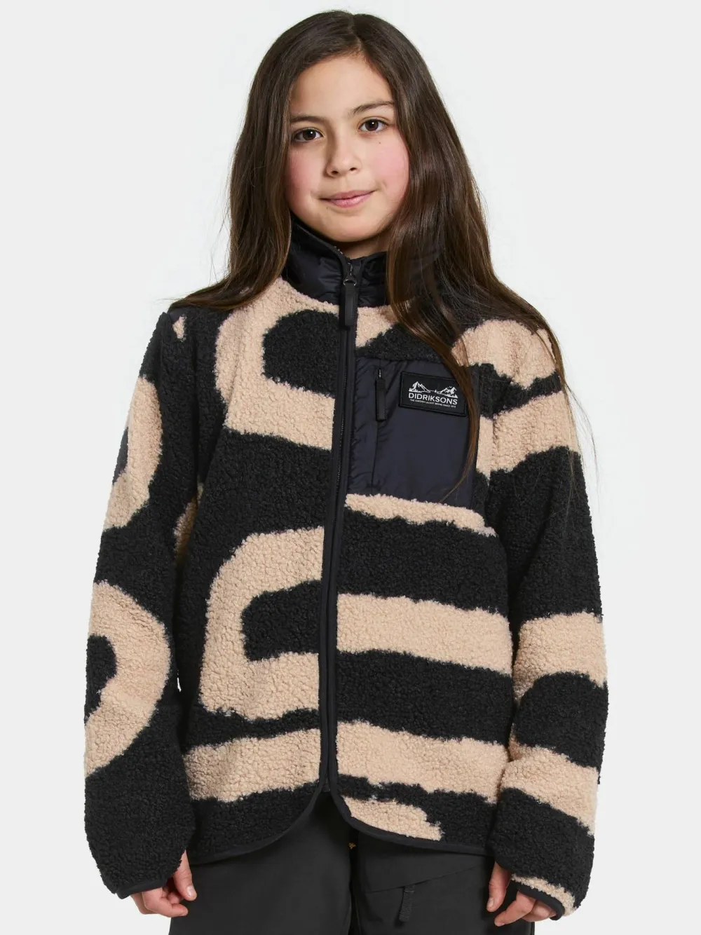 Kids' Exa Printed Full Zip 2 Barn Barnjackor & Västar|Barntröjor & Fleece