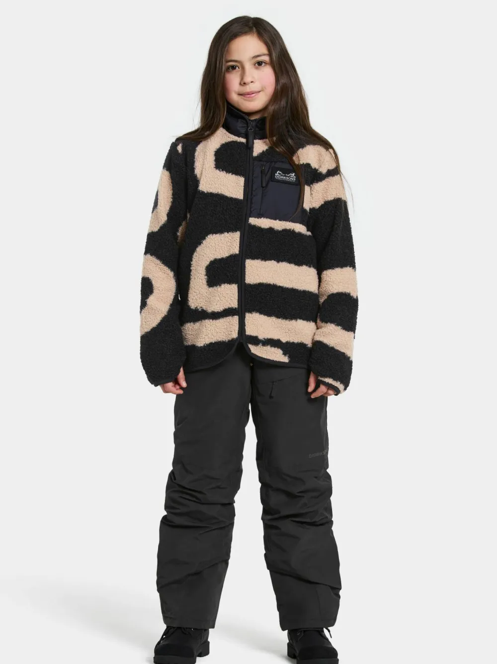 Kids' Exa Printed Full Zip 2 Barn Barnjackor & Västar|Barntröjor & Fleece