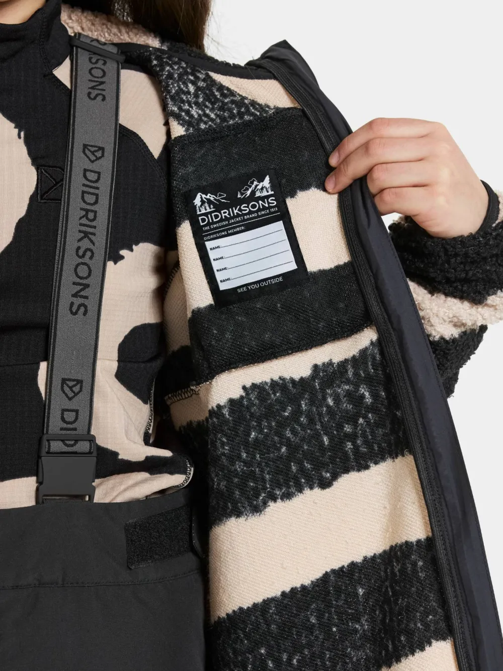 Kids' Exa Printed Full Zip 2 Barn Barnjackor & Västar|Barntröjor & Fleece