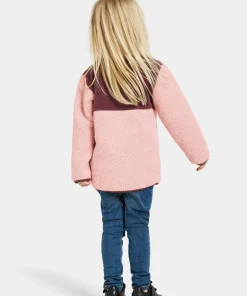 Didriksons Kids' Gosig Half Zip Dusty Pink Outlet