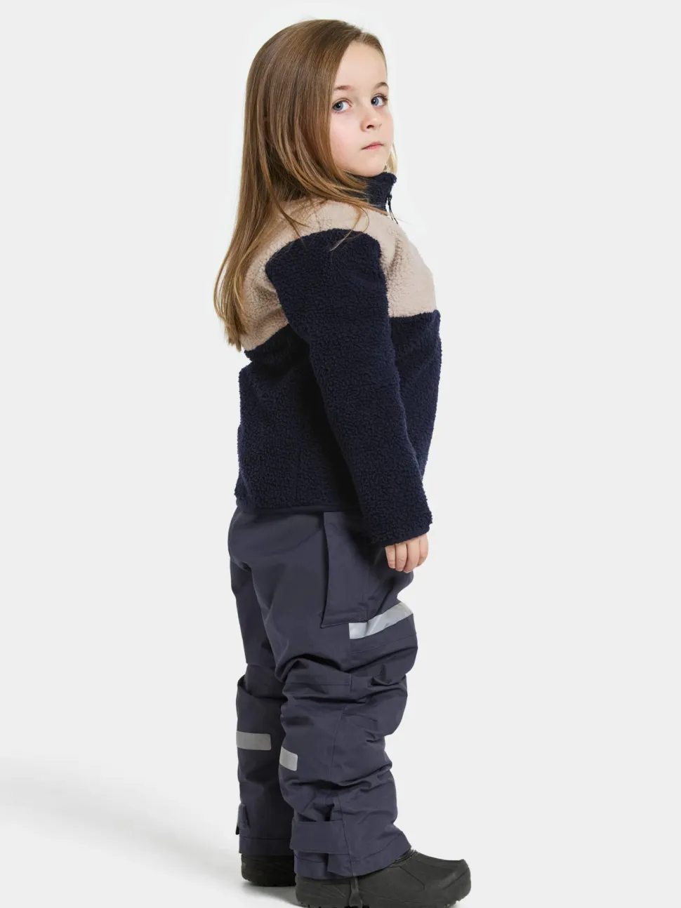 Didriksons Kids' Gosig Half Zip Navy