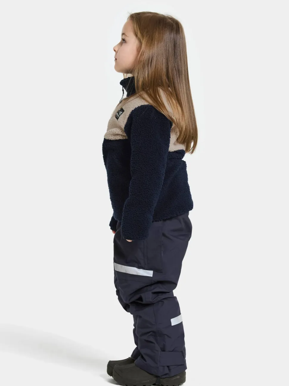 Didriksons Kids' Gosig Half Zip Navy