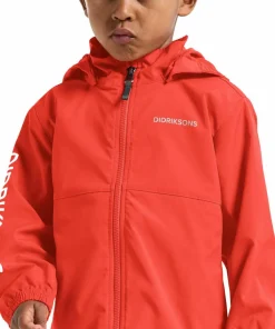 Didriksons Kids' Hallon Jacket Paprika Outlet