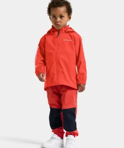 Didriksons Kids' Hallon Jacket Paprika Outlet
