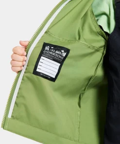 Didriksons Kids' Hallon Jacket Algae Green