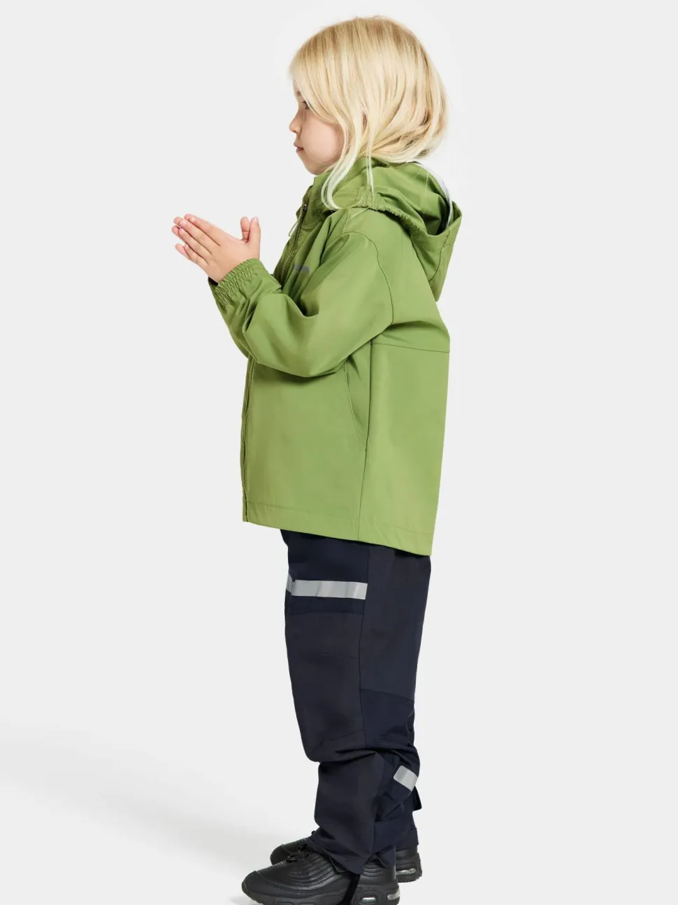 Didriksons Kids' Hallon Jacket Algae Green