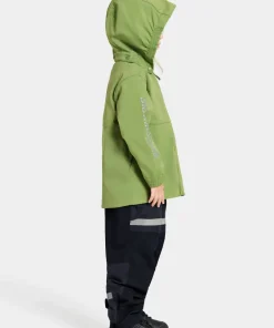 Didriksons Kids' Hallon Jacket Algae Green