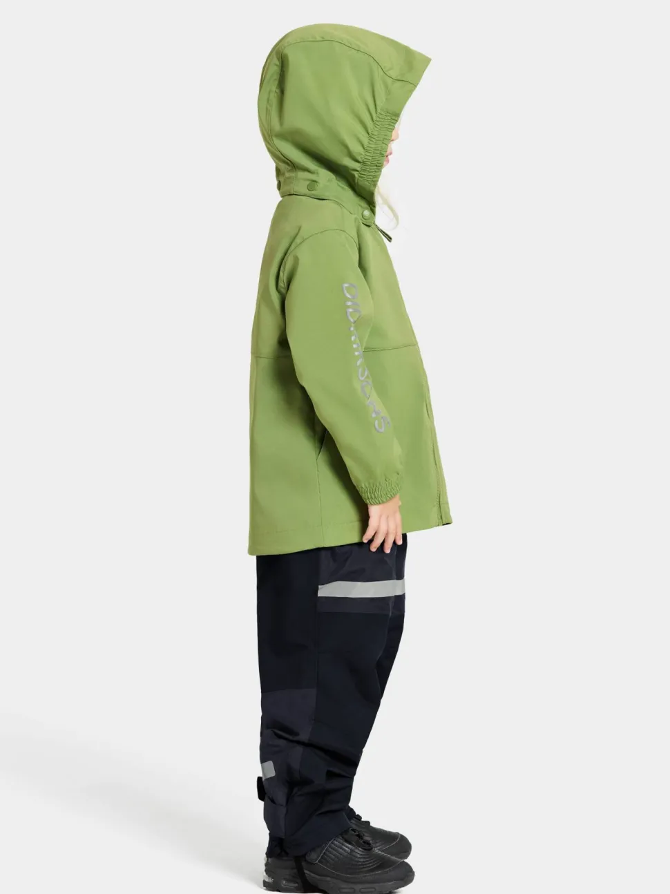 Didriksons Kids' Hallon Jacket Algae Green