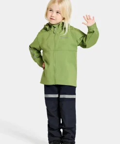 Didriksons Kids' Hallon Jacket Algae Green