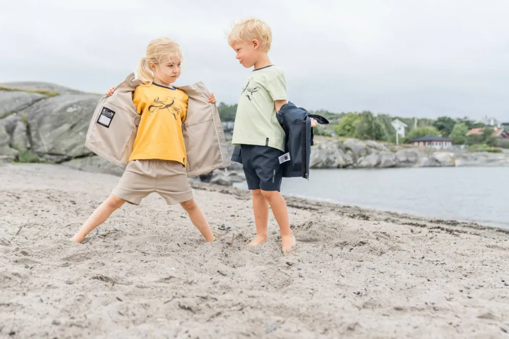 Didriksons Kids' Hallon Jacket Beach Beige Outlet