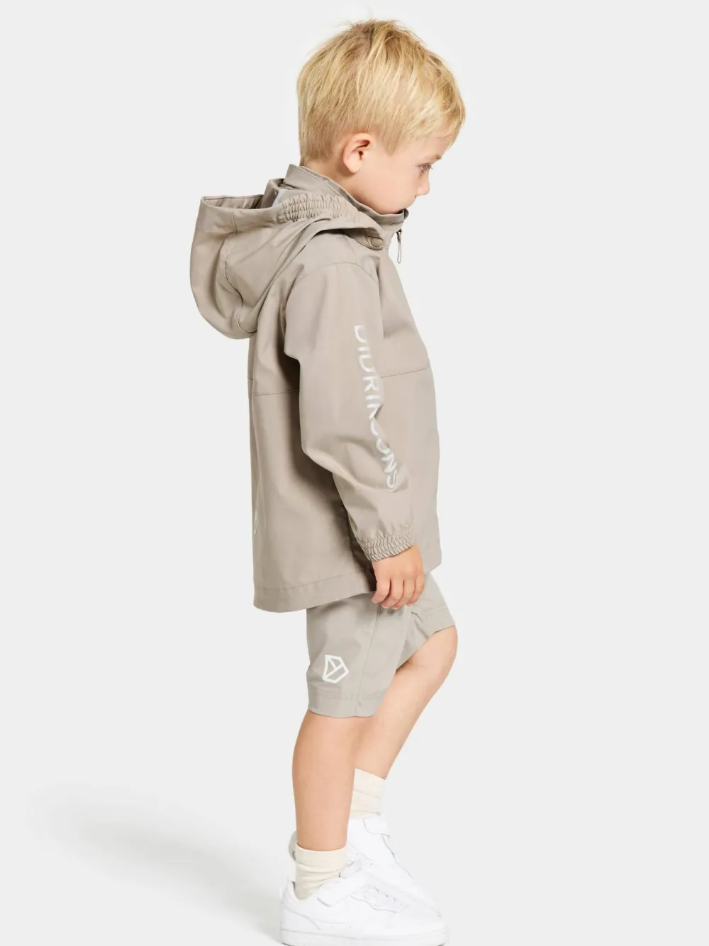 Didriksons Kids' Hallon Jacket Beach Beige Outlet