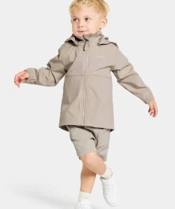 Didriksons Kids' Hallon Jacket Beach Beige Outlet