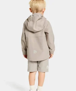 Didriksons Kids' Hallon Jacket Beach Beige Outlet