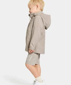 Didriksons Kids' Hallon Jacket Beach Beige Outlet