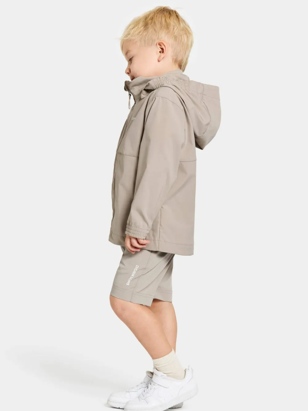 Didriksons Kids' Hallon Jacket Beach Beige Outlet