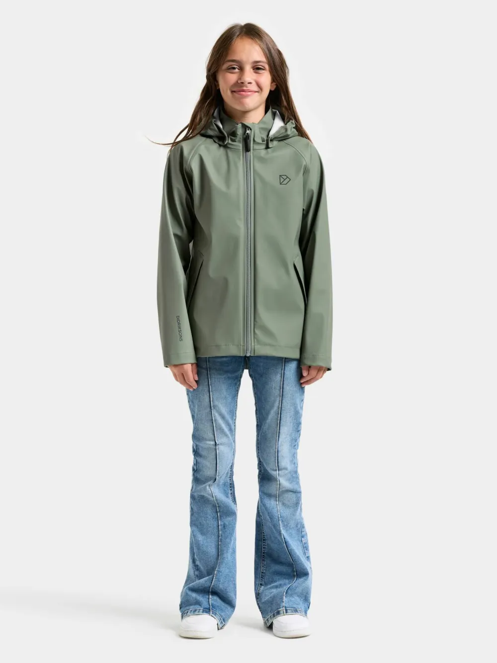 Didriksons Kids' Hepta Jacket Wilted Leaf Best