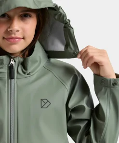 Didriksons Kids' Hepta Jacket Wilted Leaf Best