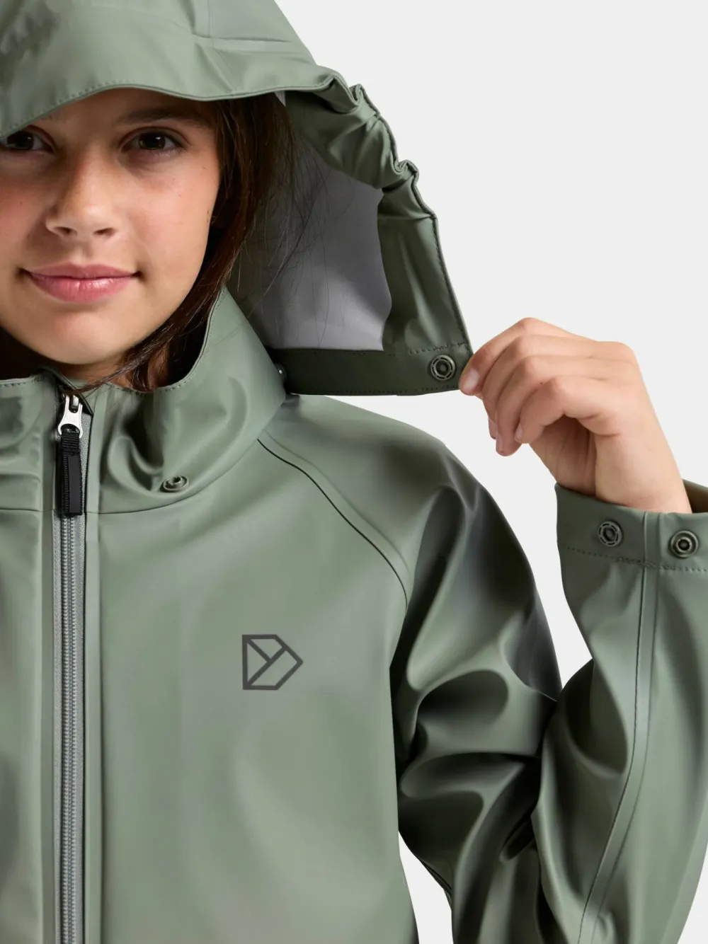 Didriksons Kids' Hepta Jacket Wilted Leaf Best