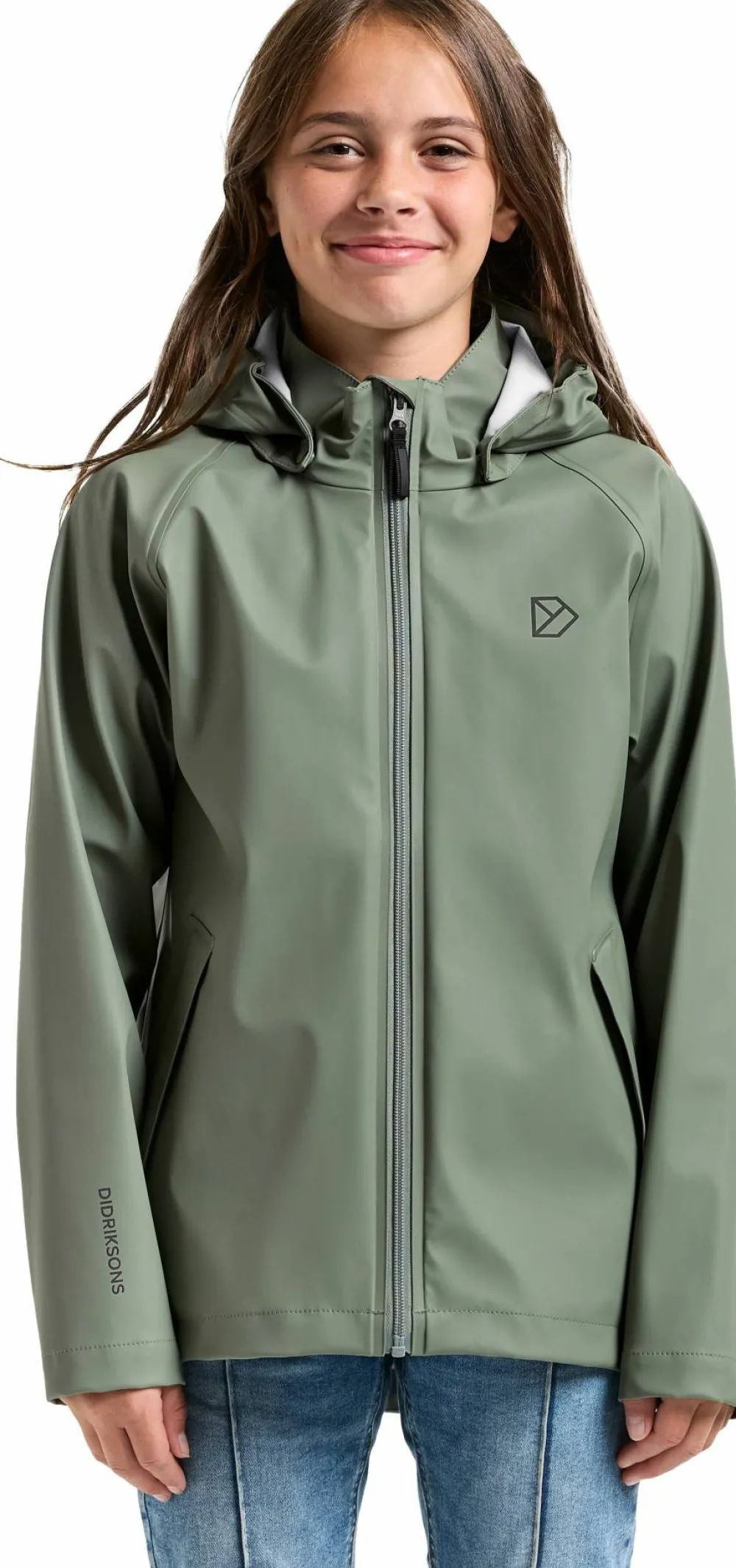 Didriksons Kids' Hepta Jacket Wilted Leaf Best