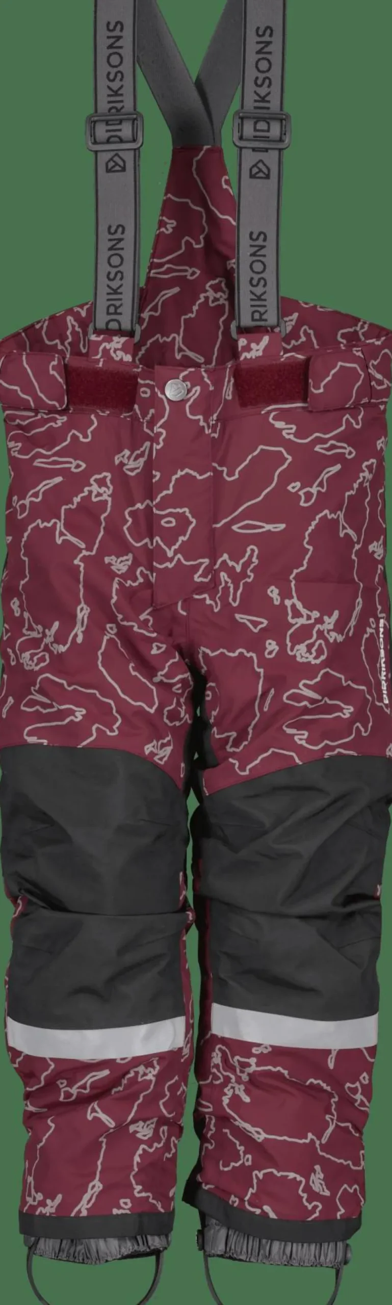 Didriksons Kids' Idre Special Edition Pants Grundsund Reflective Wine