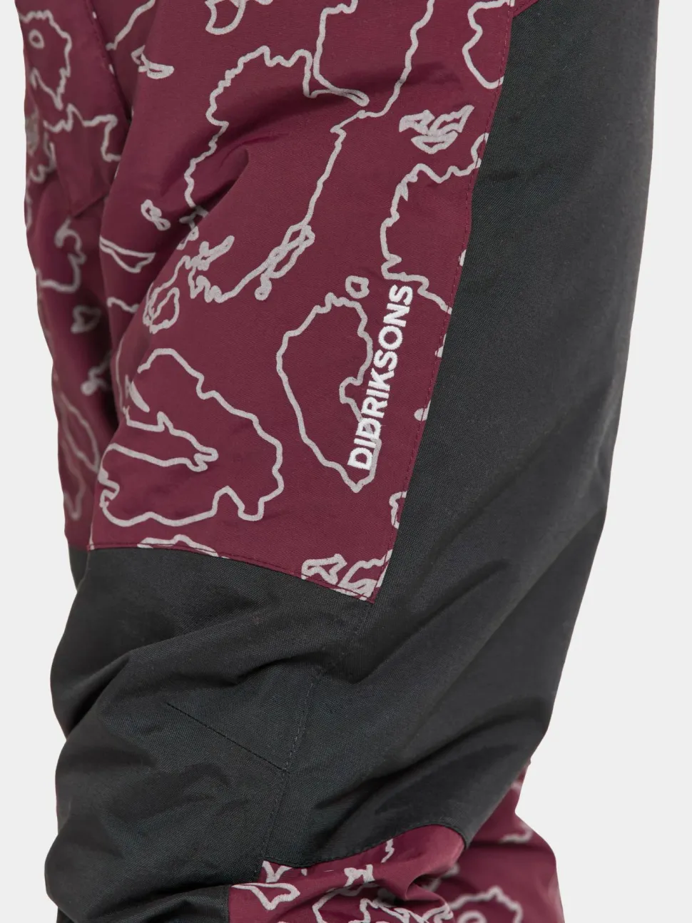 Didriksons Kids' Idre Special Edition Pants Grundsund Reflective Wine