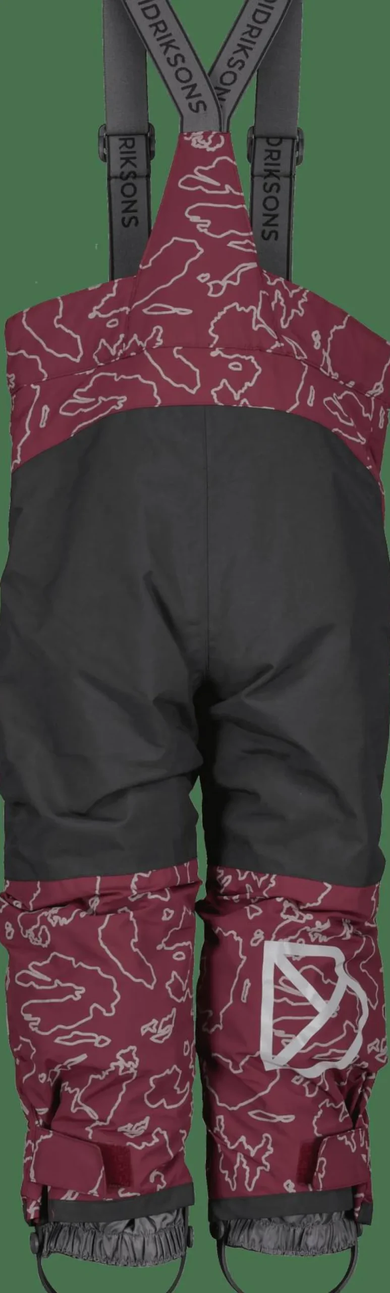 Didriksons Kids' Idre Special Edition Pants Grundsund Reflective Wine
