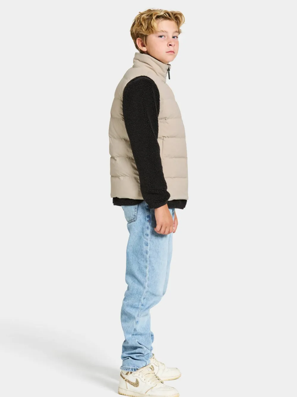 Didriksons Kids' Kilo Vest Clay Beige Online