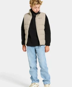 Didriksons Kids' Kilo Vest Clay Beige Online