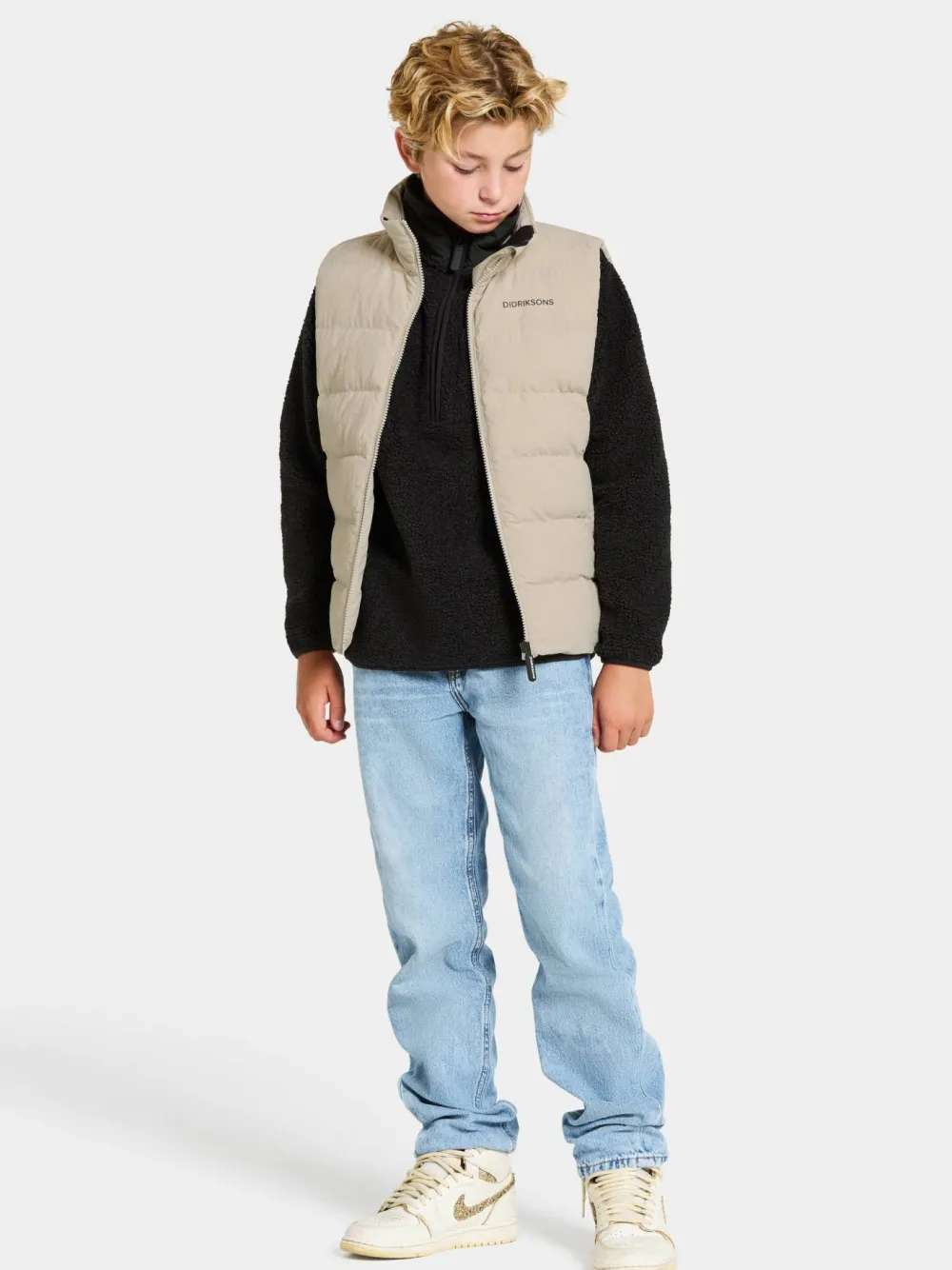 Didriksons Kids' Kilo Vest Clay Beige Online