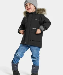 Didriksons Kids' Kure Parka 6 Black