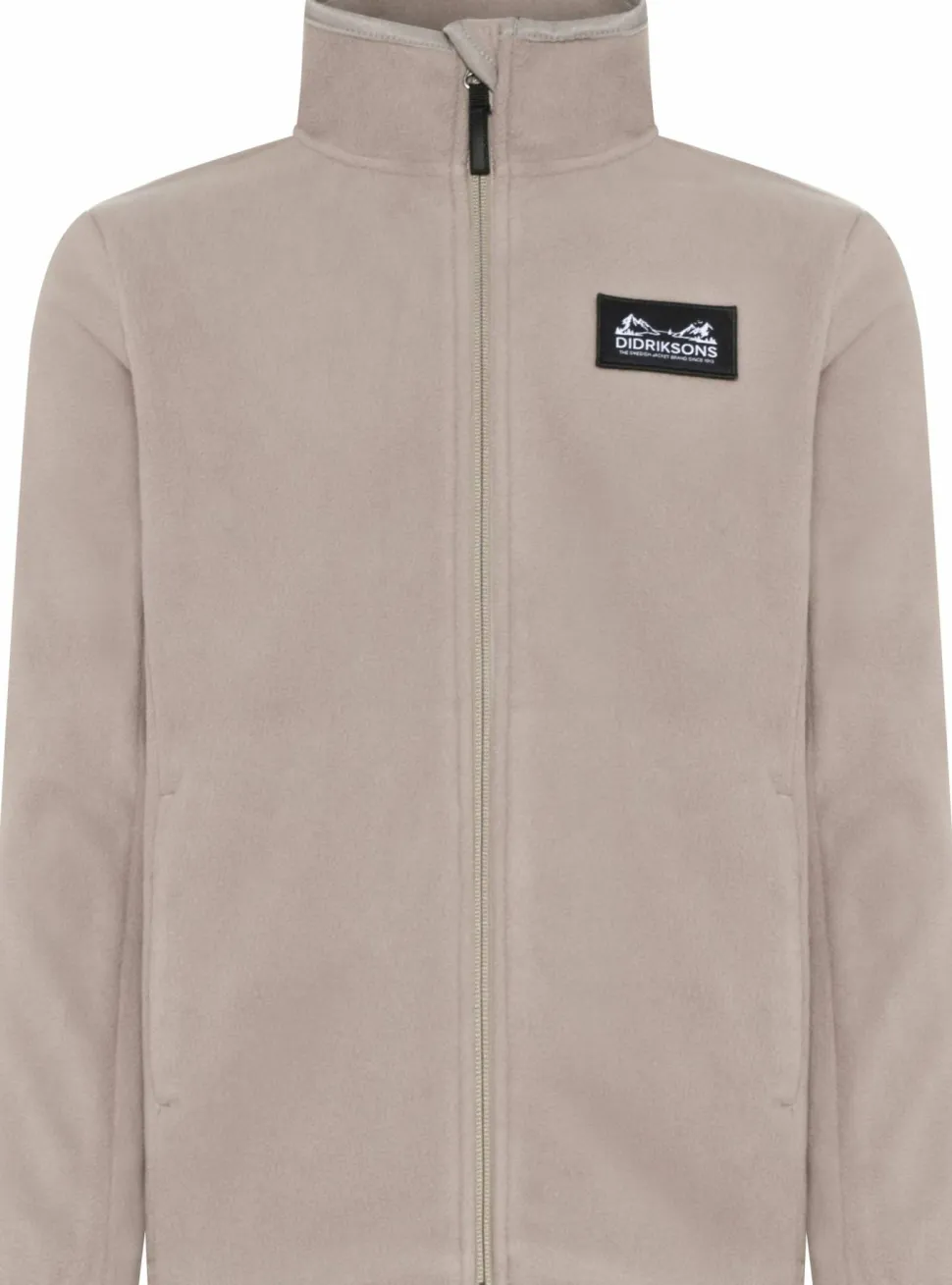 Didriksons Kids' Malakit Full Zip Ash Brown