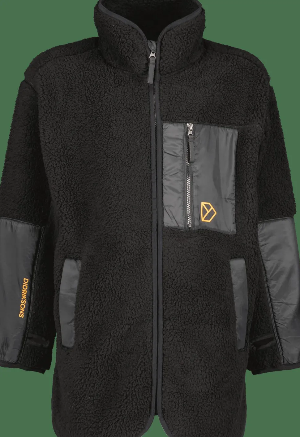 Didriksons Kids' Marmor Full Zip Long Black