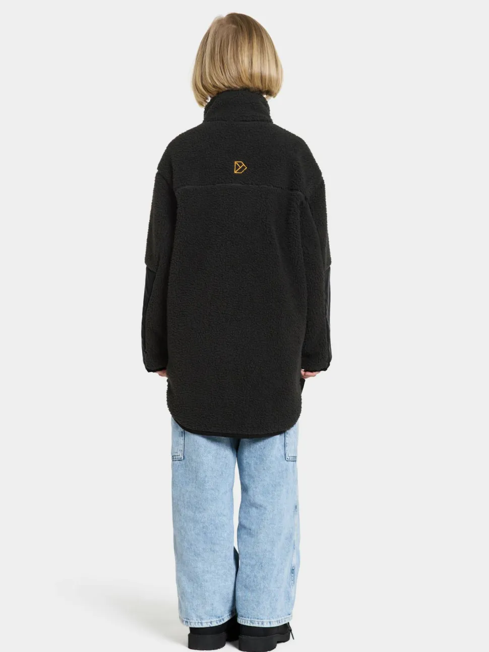 Didriksons Kids' Marmor Full Zip Long Black