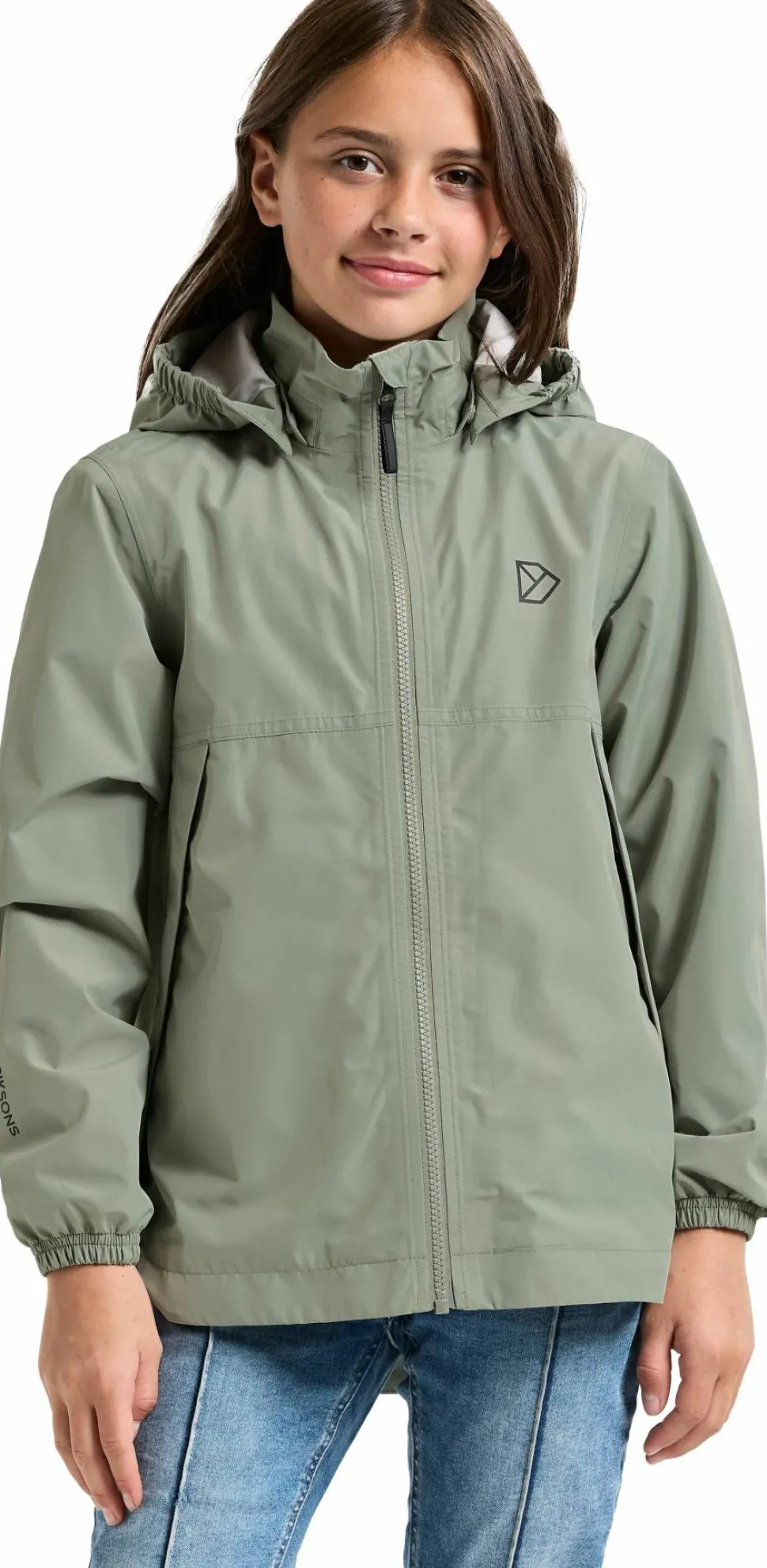 Didriksons Kids' Meliss Jacket 2 Wilted Leaf