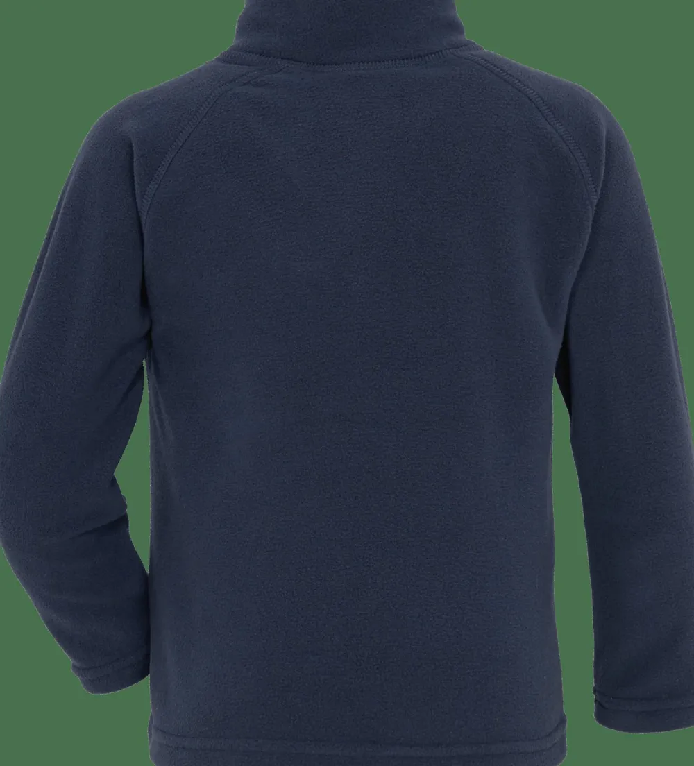 Didriksons Kids' Monte Full Zip 10 Navy Hot