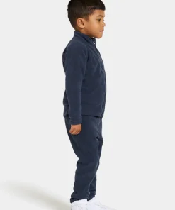 Didriksons Kids' Monte Full Zip 10 Navy Hot