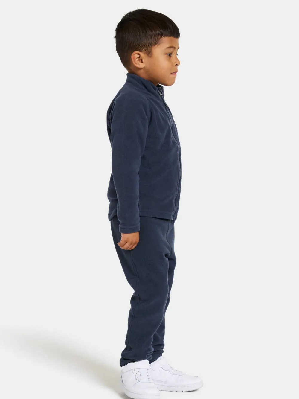 Didriksons Kids' Monte Full Zip 10 Navy Hot