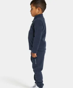 Didriksons Kids' Monte Full Zip 10 Navy Hot