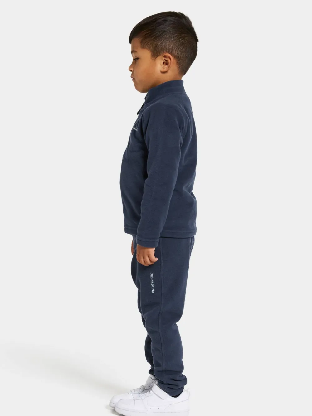 Didriksons Kids' Monte Full Zip 10 Navy Hot