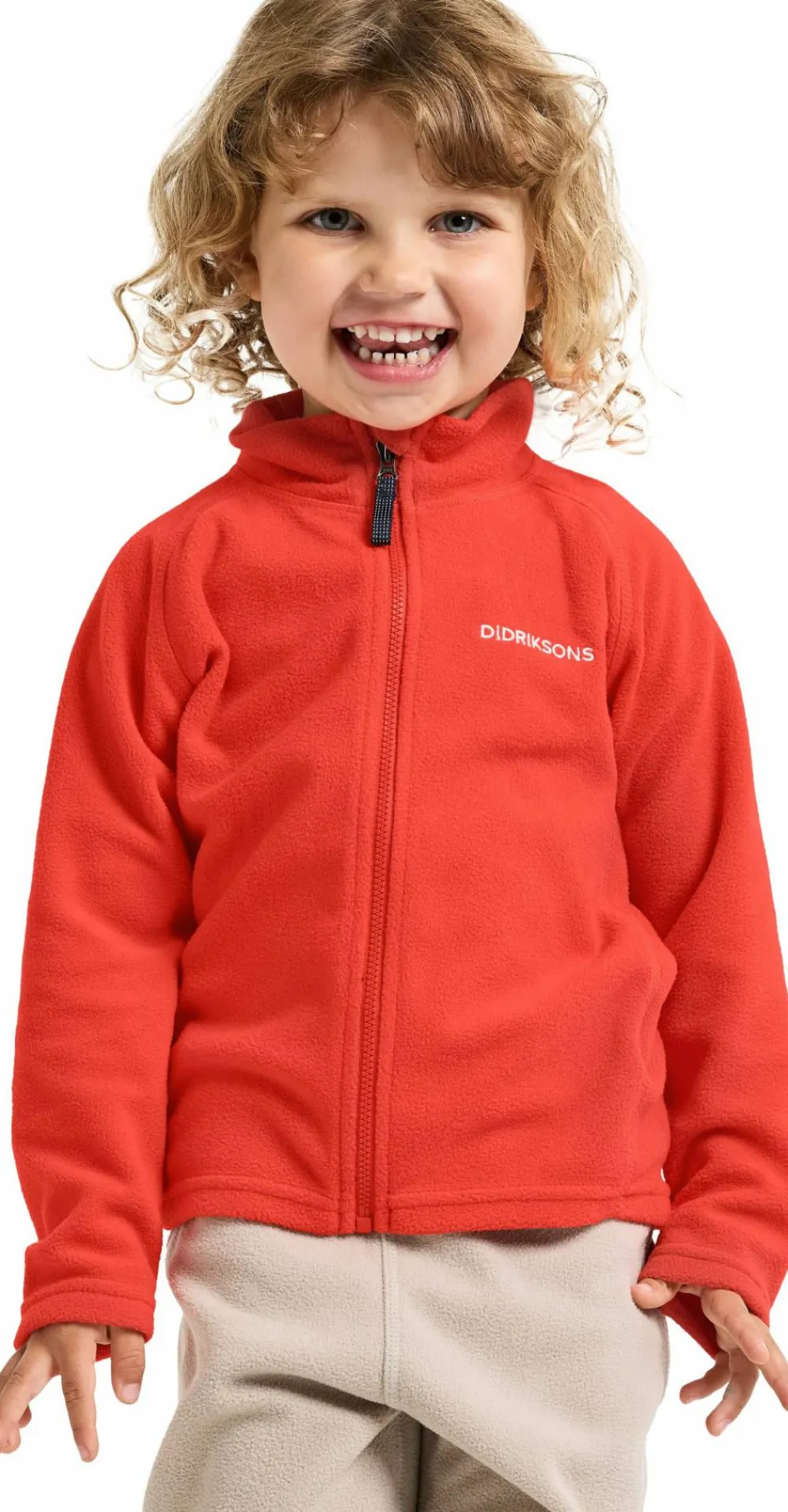 Didriksons Kids' Monte Full Zip 10 Paprika Online