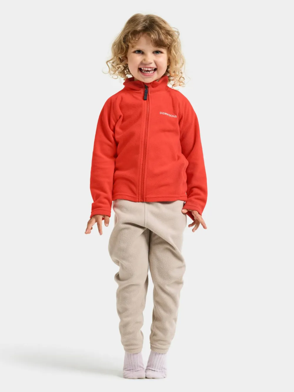 Didriksons Kids' Monte Full Zip 10 Paprika Online