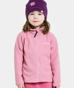 Didriksons Kids' Monte Full Zip 10 Light Heather Pink Discount