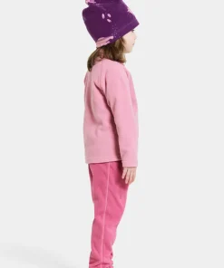 Didriksons Kids' Monte Full Zip 10 Light Heather Pink Discount