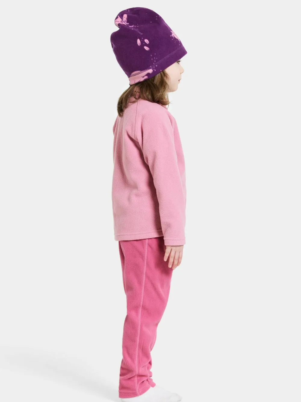 Didriksons Kids' Monte Full Zip 10 Light Heather Pink Discount
