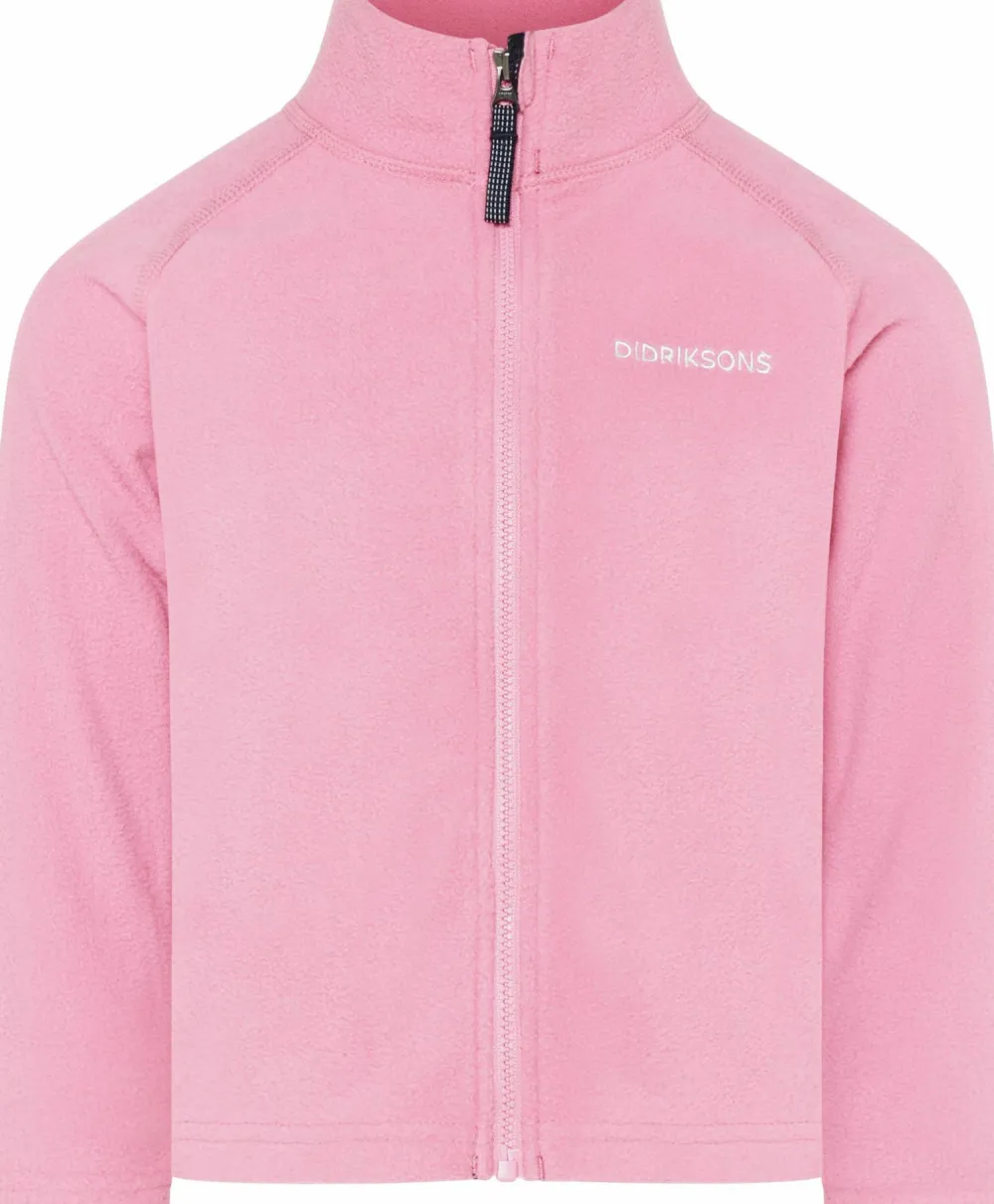 Didriksons Kids' Monte Full Zip 10 Light Heather Pink Discount