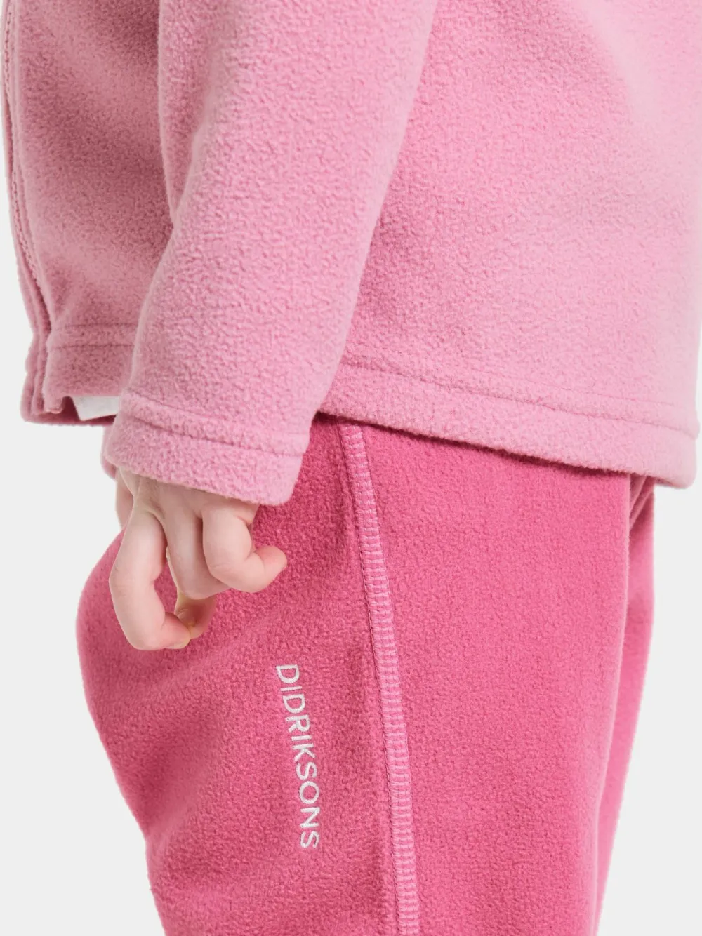 Didriksons Kids' Monte Full Zip 10 Light Heather Pink Discount