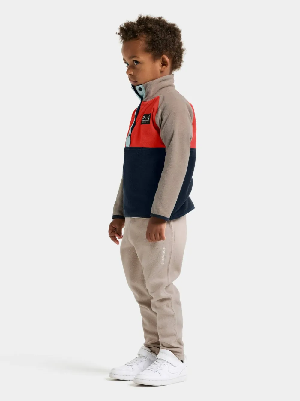 Didriksons Kids' Monte Half Button 5 Paprika Discount